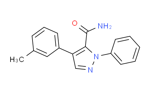 CAS No. 242797-13-3, 1-Phenyl-4-(m-tolyl)-1H-pyrazole-5-carboxamide