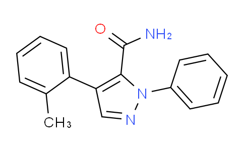 CAS No. 324009-00-9, 1-Phenyl-4-(o-tolyl)-1H-pyrazole-5-carboxamide