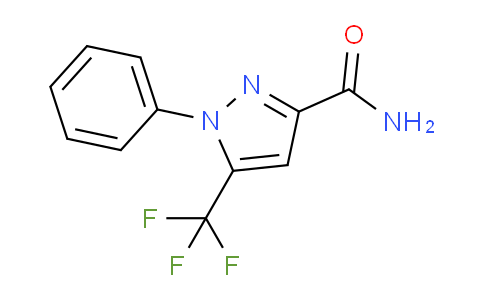 CAS No. 1706452-25-6, 1-Phenyl-5-(trifluoromethyl)-1H-pyrazole-3-carboxamide