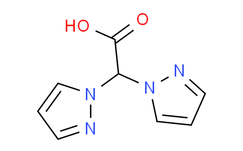 CAS No. 351205-27-1, 2,2-Di(1H-pyrazol-1-yl)acetic acid