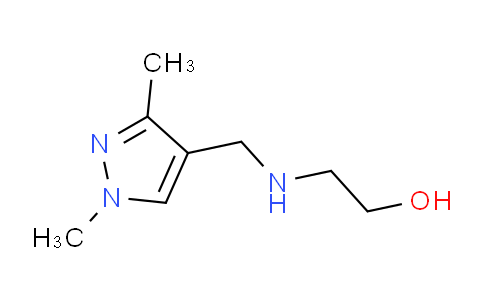 CAS No. 1172305-13-3, 2-(((1,3-Dimethyl-1H-pyrazol-4-yl)methyl)amino)ethanol