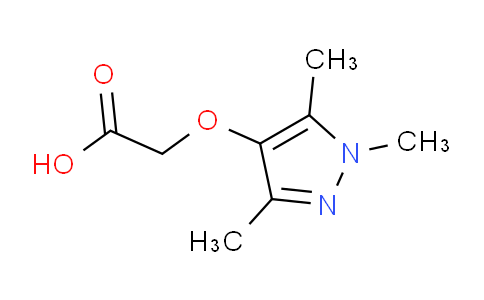 CAS No. 1384713-18-1, 2-((1,3,5-Trimethyl-1H-pyrazol-4-yl)oxy)acetic acid