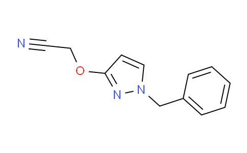 CAS No. 139991-98-3, 2-((1-Benzyl-1H-pyrazol-3-yl)oxy)acetonitrile