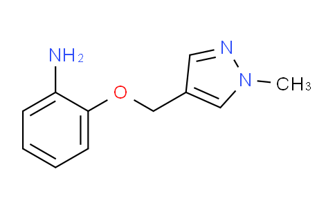 CAS No. 1006959-20-1, 2-((1-Methyl-1H-pyrazol-4-yl)methoxy)aniline
