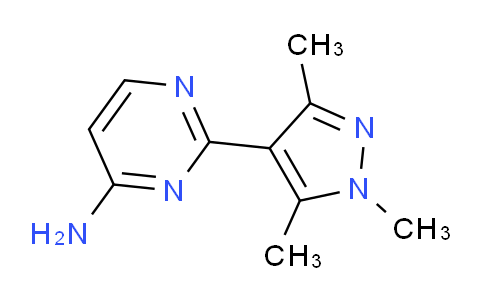 CAS No. 1248104-45-1, 2-(1,3,5-Trimethyl-1H-pyrazol-4-yl)pyrimidin-4-amine