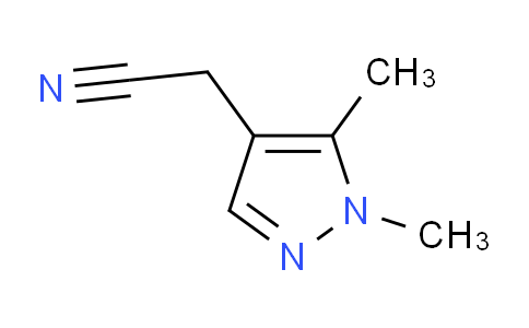 CAS No. 1306739-15-0, 2-(1,5-Dimethyl-1H-pyrazol-4-yl)acetonitrile