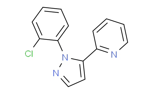 CAS No. 1269293-92-6, 2-(1-(2-Chlorophenyl)-1H-pyrazol-5-yl)pyridine
