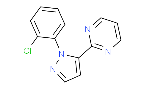 CAS No. 1269293-18-6, 2-(1-(2-Chlorophenyl)-1H-pyrazol-5-yl)pyrimidine