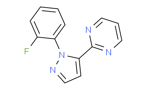 CAS No. 1269291-39-5, 2-(1-(2-Fluorophenyl)-1H-pyrazol-5-yl)pyrimidine