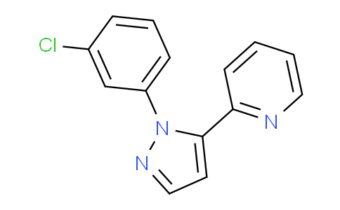 CAS No. 1269291-80-6, 2-(1-(3-Chlorophenyl)-1H-pyrazol-5-yl)pyridine