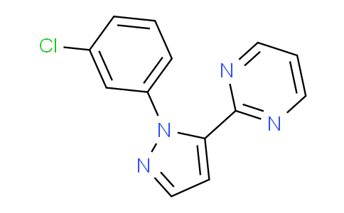 CAS No. 1269293-31-3, 2-(1-(3-Chlorophenyl)-1H-pyrazol-5-yl)pyrimidine
