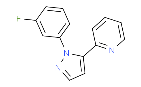 CAS No. 1269292-38-7, 2-(1-(3-Fluorophenyl)-1H-pyrazol-5-yl)pyridine
