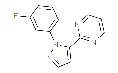 CAS No. 1269294-35-0, 2-(1-(3-Fluorophenyl)-1H-pyrazol-5-yl)pyrimidine