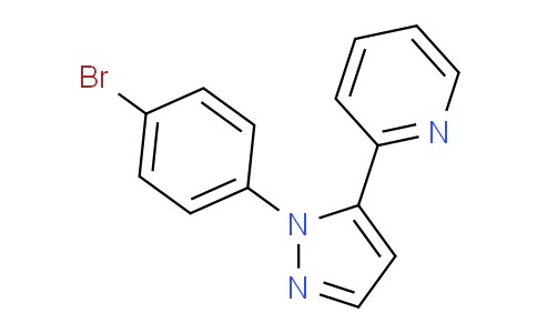 CAS No. 1269293-57-3, 2-(1-(4-Bromophenyl)-1H-pyrazol-5-yl)pyridine