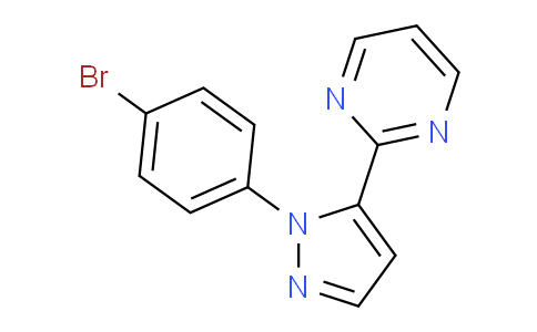 CAS No. 1269293-28-8, 2-(1-(4-Bromophenyl)-1H-pyrazol-5-yl)pyrimidine
