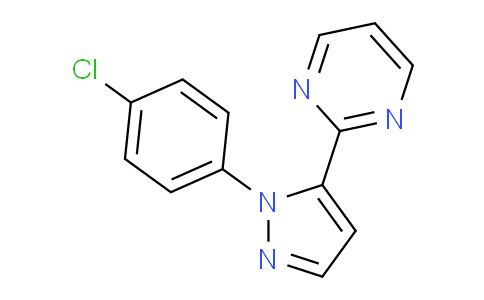 CAS No. 1269291-24-8, 2-(1-(4-Chlorophenyl)-1H-pyrazol-5-yl)pyrimidine
