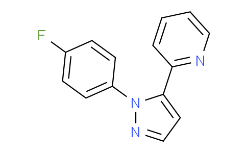 CAS No. 1269294-22-5, 2-(1-(4-Fluorophenyl)-1H-pyrazol-5-yl)pyridine
