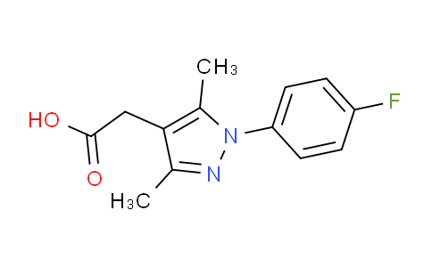 CAS No. 926249-83-4, 2-(1-(4-Fluorophenyl)-3,5-dimethyl-1H-pyrazol-4-yl)acetic acid