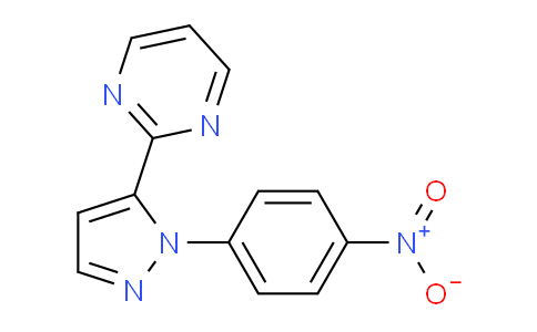 CAS No. 1269292-68-3, 2-(1-(4-Nitrophenyl)-1H-pyrazol-5-yl)pyrimidine