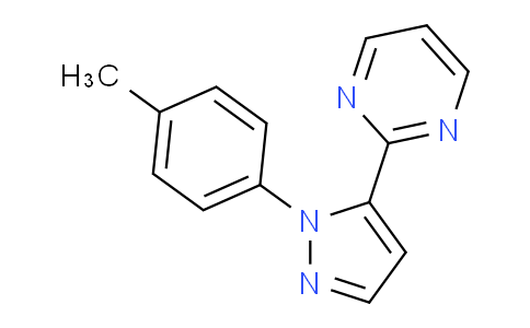 CAS No. 1269292-37-6, 2-(1-(p-Tolyl)-1H-pyrazol-5-yl)pyrimidine