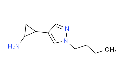 CAS No. 1708160-31-9, 2-(1-Butyl-1H-pyrazol-4-yl)cyclopropanamine