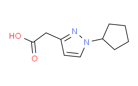 CAS No. 1260659-07-1, 2-(1-Cyclopentyl-1H-pyrazol-3-yl)acetic acid
