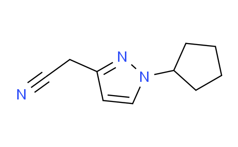 CAS No. 1260659-00-4, 2-(1-Cyclopentyl-1H-pyrazol-3-yl)acetonitrile