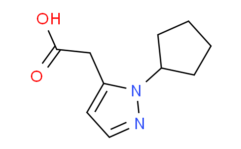 CAS No. 1328640-57-8, 2-(1-Cyclopentyl-1H-pyrazol-5-yl)acetic acid