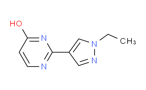CAS No. 1365960-74-2, 2-(1-Ethyl-1H-pyrazol-4-yl)pyrimidin-4-ol