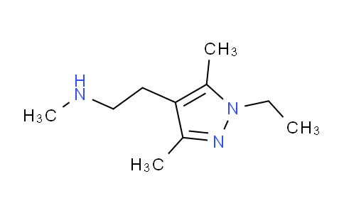 CAS No. 956823-99-7, 2-(1-Ethyl-3,5-dimethyl-1H-pyrazol-4-yl)-N-methylethanamine