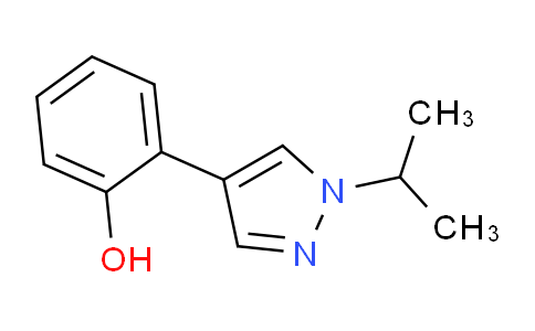 CAS No. 1781342-58-2, 2-(1-Isopropyl-1H-pyrazol-4-yl)phenol