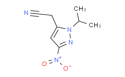 CAS No. 1260658-81-8, 2-(1-Isopropyl-3-nitro-1H-pyrazol-5-yl)acetonitrile