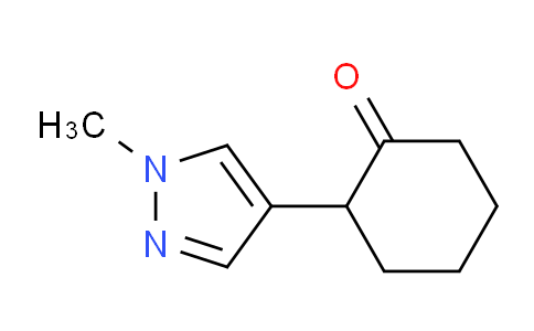 CAS No. 1250151-55-3, 2-(1-Methyl-1H-pyrazol-4-yl)cyclohexanone