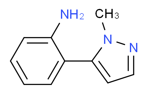 CAS No. 1208081-56-4, 2-(1-Methyl-1H-pyrazol-5-yl)aniline
