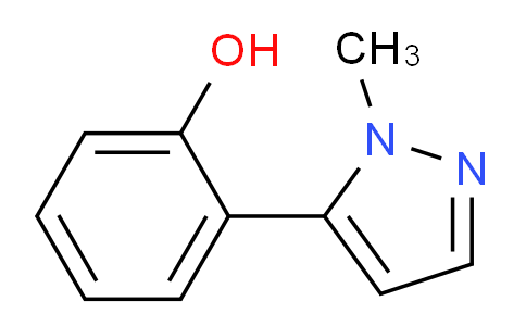 CAS No. 123532-22-9, 2-(1-Methyl-1H-pyrazol-5-yl)phenol