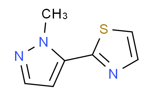 CAS No. 1269292-62-7, 2-(1-Methyl-1H-pyrazol-5-yl)thiazole