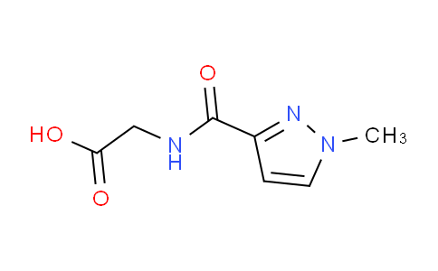 CAS No. 1699135-96-0, 2-(1-Methyl-1H-pyrazole-3-carboxamido)acetic acid