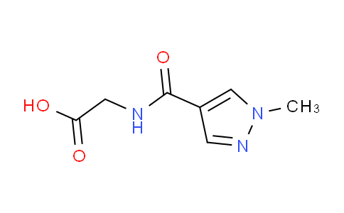 CAS No. 1152899-52-9, 2-(1-Methyl-1H-pyrazole-4-carboxamido)acetic acid