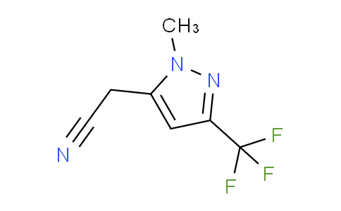 CAS No. 1328640-61-4, 2-(1-Methyl-3-(trifluoromethyl)-1H-pyrazol-5-yl)acetonitrile