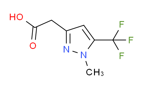 CAS No. 1260658-98-7, 2-(1-Methyl-5-(trifluoromethyl)-1H-pyrazol-3-yl)acetic acid