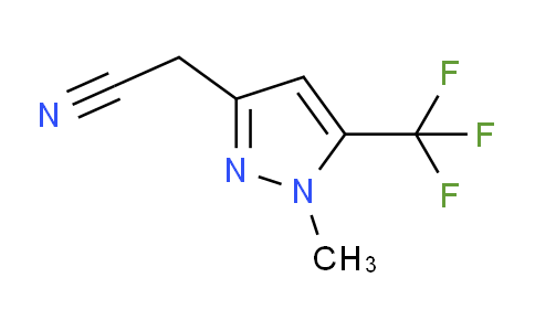CAS No. 1260659-29-7, 2-(1-Methyl-5-(trifluoromethyl)-1H-pyrazol-3-yl)acetonitrile