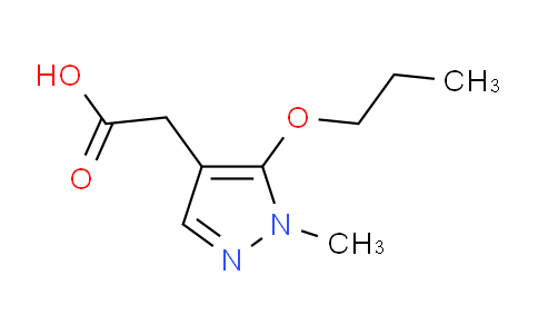 CAS No. 1365959-56-3, 2-(1-Methyl-5-propoxy-1H-pyrazol-4-yl)acetic acid