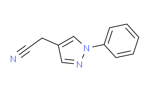 CAS No. 51412-23-8, 2-(1-Phenyl-1H-pyrazol-4-yl)acetonitrile