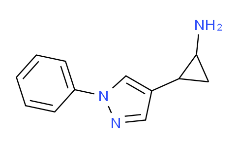 CAS No. 1157139-81-5, 2-(1-Phenyl-1H-pyrazol-4-yl)cyclopropanamine