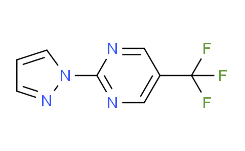 CAS No. 1398504-38-5, 2-(1H-Pyrazol-1-yl)-5-(trifluoromethyl)pyrimidine