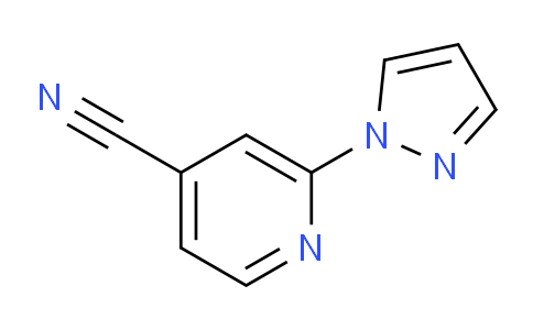 CAS No. 956769-58-7, 2-(1H-Pyrazol-1-yl)isonicotinonitrile