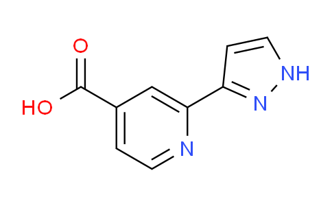 CAS No. 956723-02-7, 2-(1H-Pyrazol-3-yl)isonicotinic acid