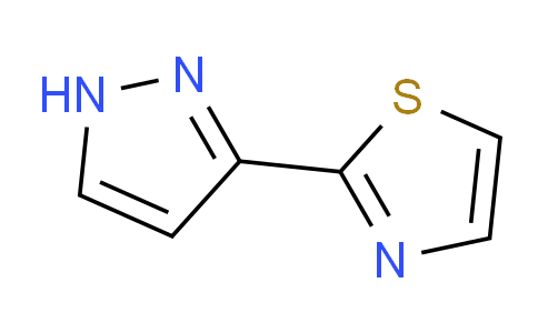 CAS No. 166196-73-2, 2-(1H-Pyrazol-3-yl)thiazole