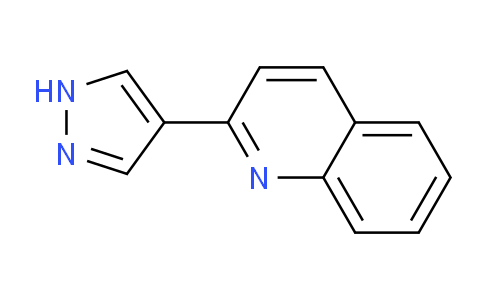 CAS No. 439106-87-3, 2-(1H-Pyrazol-4-yl)quinoline