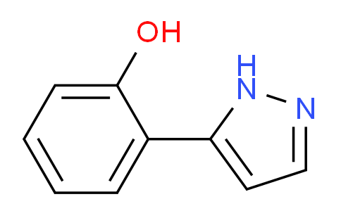 CAS No. 34810-67-8, 2-(1H-Pyrazol-5-yl)phenol